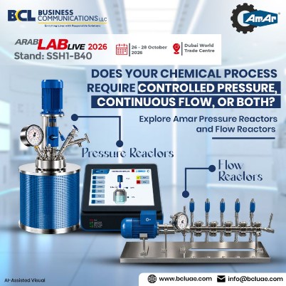 Pressure Reactors BCL tennant Arablab exhibition