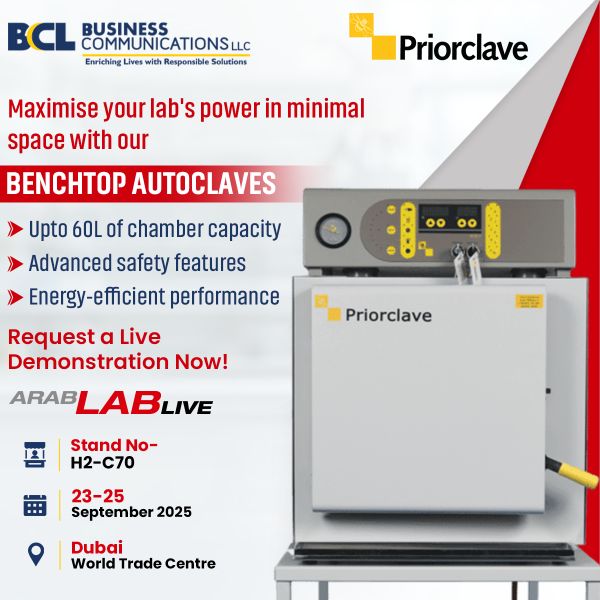 Ideal lab solution with steam generation, safety interlocks, and programmable cycles.