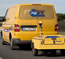 Trailer mounted Friction Tester 